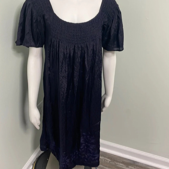 Antik Batik Navy Xnout Blue Dress - Picture 1 of 9